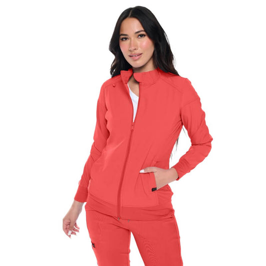 Monarch Women's Premium Stretch Zippered Warm-Up Jacket (STYLE# 3101)