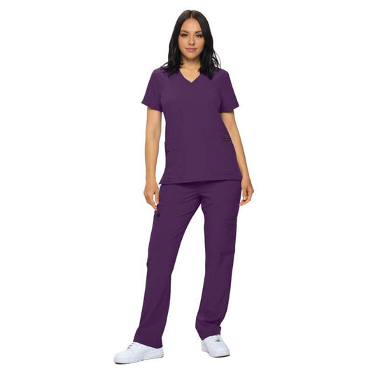 Monarch Women's Premium Essentials Cargo Scrub Set # 3102