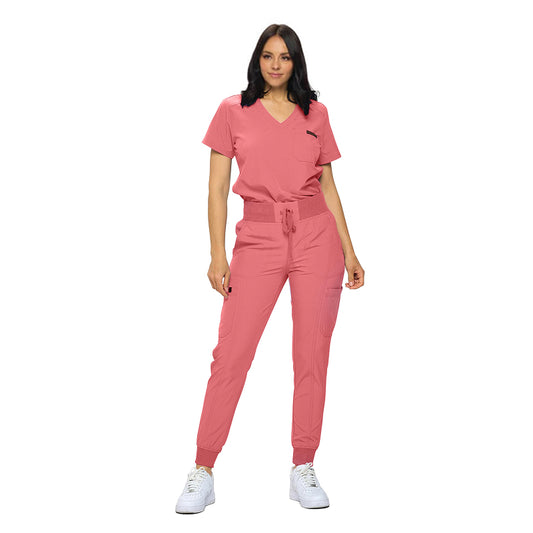 Monarch Women's Premium Stretch Jogger Srcub Set # 3103