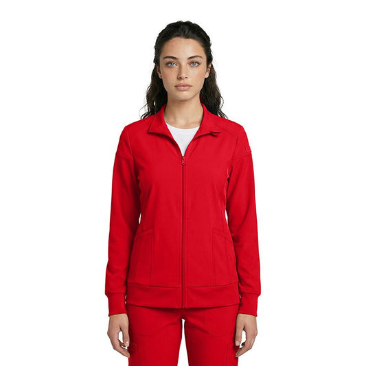 Women’s Zip-Front 4 Way Stretch Contemporary Fit–Medical Scrubs Jacket # 4080