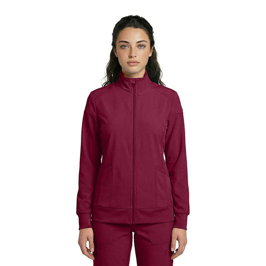 Women’s Zip-Front 4 Way Stretch Contemporary Fit–Medical Scrubs Jacket # 4080