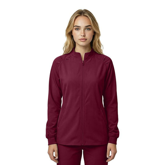 Women’s Zip-Front 4 Way Stretch  Modern Fit–Medical Scrubs Jacket # 4081